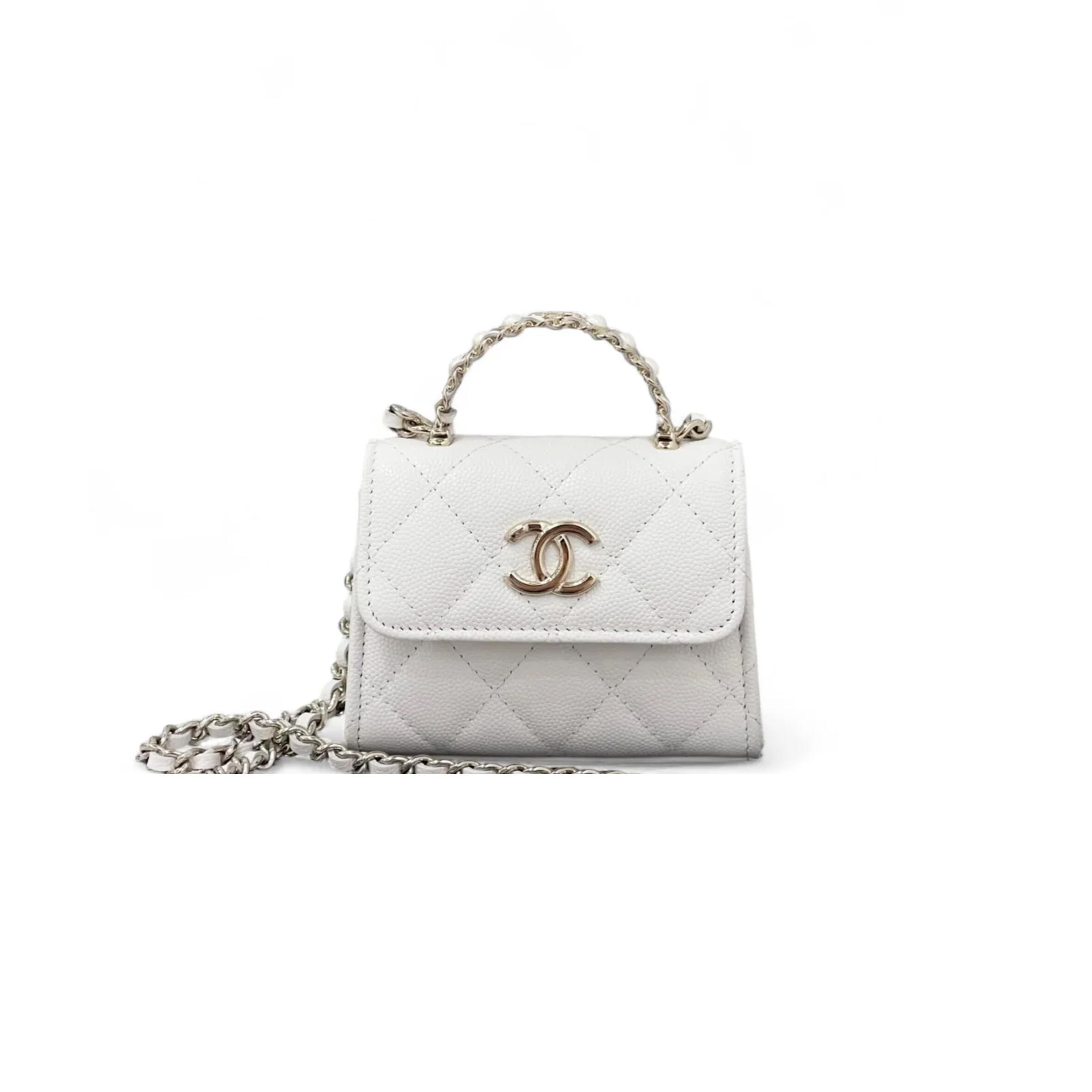 CHANEL QUILTED MINI NANO KELLY SHOPPER GRAINED CALFSKIN A96183 (12*8*4cm)